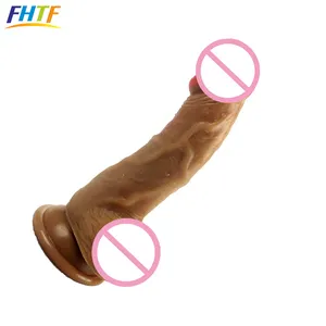 塑料逼真的阴茎G点刺激女性玩具硅胶假阳具振动器