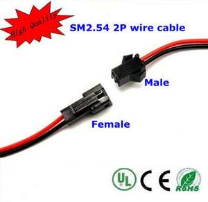 Cavo Connettore a 2 Pin SM JST 2.54mm per Accessori Striscia LED - Product Image 3