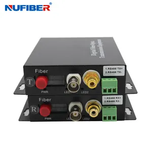 Aangepaste Glasvezel Video/Data/Audio/Ethernet/Telefoon Multiplexter BNC Fiber Media Converter