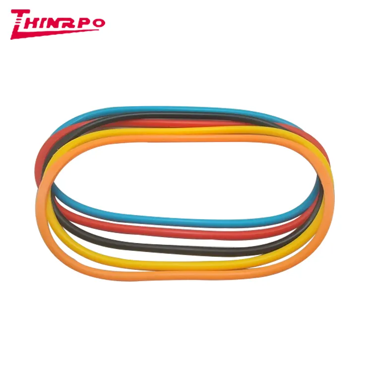 Customized Round Super Elastic Silicone Rubber bands Thin Rubber Bands Binding Pipe Silicone Super band