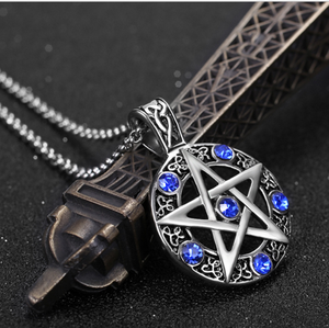 Huilin-collar con colgante de estilo gótico para hombre, joyería Vintage, pentagrama, pentculo, Wiccan pagano, regalo para amigo - Product Image 3