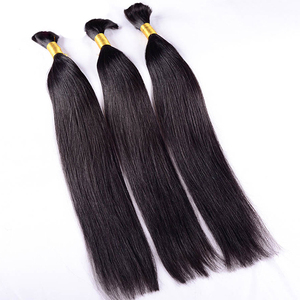 Muestras Gratis paquetes de pelo virgen precio de fábrica natural 100% real de pelo recto 10a primas a granel del pelo - Product Image 6