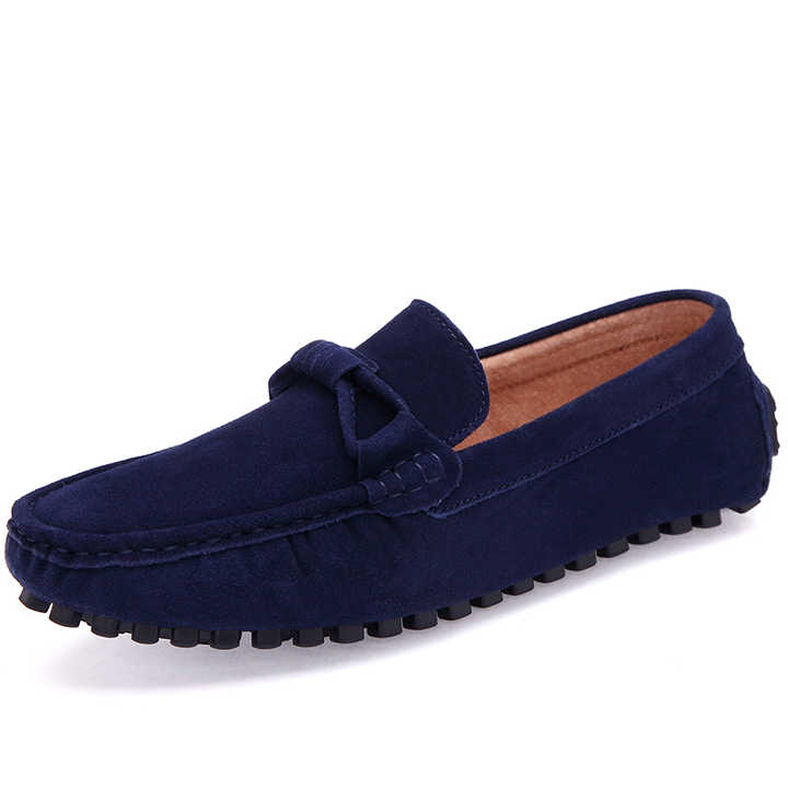 Men Casual Suede Leather Loafers Driving Moccasins Slip On Shoes (MSC2)