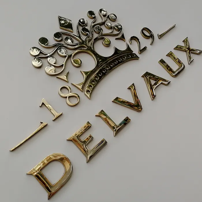 Custom Stainless Steel Laser Cut Welding Solid Small Metal Signage Surface Coating Alphabet Letters Sign for Decoration