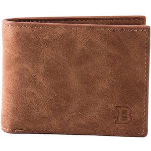 Vintage Scrub in pelle PU Short Section <span class=keywords><strong>portafoglio</strong></span> con sacchetto di moneta per gli uomini, Ultra-leggero e Ultra-sottile porta portamonete - Product Image 3