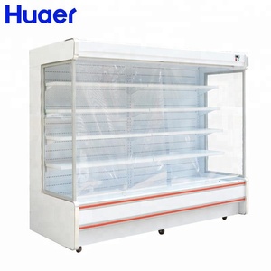 ซูเปอร์มาร์เก็ตMultideckตู้โชว์ขวามุมตู้เย็นสำหรับผักStore - Product Image 2