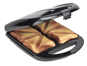 Anbolife, <span class=keywords><strong>sandwichera</strong></span> desmontable de 4 rebanadas de tamaño <span class=keywords><strong>grande</strong></span>, máquina para hacer bocadillos de gofres de huevo con placa de recubrimiento antiadherente, máquina para hacer tortitas - Product Image 6