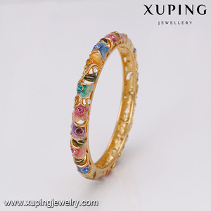 Braccialetto-104 xuping saudita gioielli in oro 24K moda oro braccialetto - Product Image 3