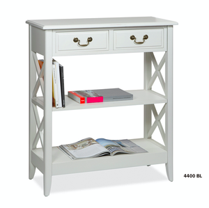 <span class=keywords><strong>Console</strong></span> Traditionnelle en Bois Massif Blanc de Haute Qualité avec Montage Facile - Product Image 1
