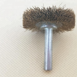 Brosse à roue métallique en acier/cuivre, brosse à fil pour meuleuse outil rotatif <span class=keywords><strong>Dremel</strong></span> outil de polissage 1 pièce - Product Image 2