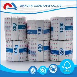 Rouleau <span class=keywords><strong>de</strong></span> mouchoirs blancs en pâte mixte, papier <span class=keywords><strong>de</strong></span> <span class=keywords><strong>toilette</strong></span> avec 2 plis, gaufrage personnalisé, 300 feuilles - Product Image 2