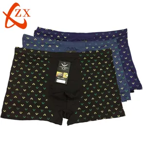 Cueca boxer de cintura alta para homens