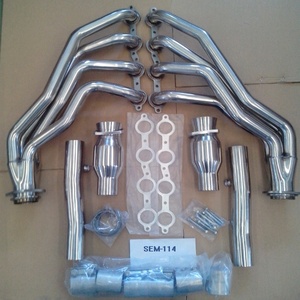 In Acciaio Inox di Scarico Racing di Ossigeno Sistema di Collettore Con Guarnizione Per Pontiac gto - Product Image 2