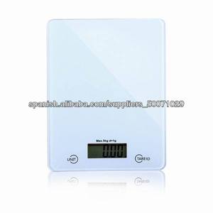Balanza de cocina digital - comida Digital escala - cristal negro templado plataforma pequeña cocina escala <span class=keywords><strong>Descargar</strong></span> 100% - Product Image 1