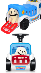 Set Ambulanza Dottore Veterinario Giocattolo in Plastica per Bambini <span class=keywords><strong>Auto</strong></span> Cavalcabile 2018 - Product Image 4