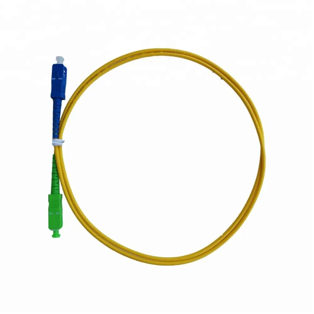 OEM fábrica de cabos de fibra patch SC/PC SC/APC Simplex Multimodo 9/125 3.0 milímetros 1 3m patch cord