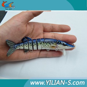5" 8"& 12" multi articulado señuelo de la pesca de cebo swimbait vida- como <span class=keywords><strong>lucio</strong></span> asesino almizclado - Product Image 3