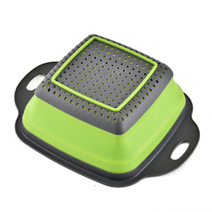 Colador de Silicona Plegable <span class=keywords><strong>para</strong></span> Fregadero de Cocina, Resistente al Calor, con Clip <span class=keywords><strong>para</strong></span> Escurrir Alimentos - Product Image 4