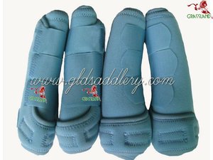 最高品質のファッション日本euqestrianネオプレン乗馬保護ブーツ - Product Image 1