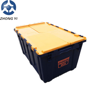 50L Stacking Moving Plastic Crate/ Plastic Tote/ Tote Box