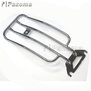Prix d'usine Pazoma Porte-bagages arrière en acier chromé <span class=keywords><strong>pour</strong></span> moto <span class=keywords><strong>Harley</strong></span> <span class=keywords><strong>Davidson</strong></span> - Product Image 2