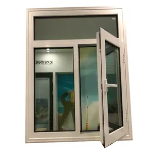 Diseño de ventana de casa moderna, vidrio tintado de 6mm, nombres de perfiles de aluminio, tamaño de ventanas personalizado, ventana de aluminio birmano