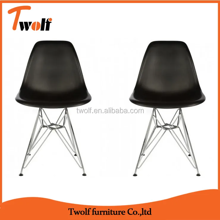 Mobilya showroom siyah ve beyaz paisley sandalye orijinal emes sandalye T833