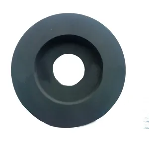 Rubber bonded regulating wheels for centerless grinding