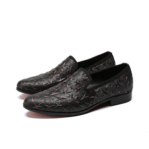Chaussures pour hommes NA161 Black Star, marque de <span class=keywords><strong>luxe</strong></span>, chaussures en cuir décontractées, chaussures Oxford pour hommes, mocassins, chaussures italiennes pour hommes, chaussures plates - Product Image 1