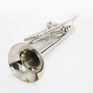 B Flat trumpet Standard Bb Nickel Trumpet Set for Student Beginner Professional Trumpet for Sale (FTR-100N)