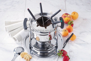 Service à <span class=keywords><strong>Fondue</strong></span> au chocolat et fromage, en acier inoxydable, 2q2 - Product Image 3