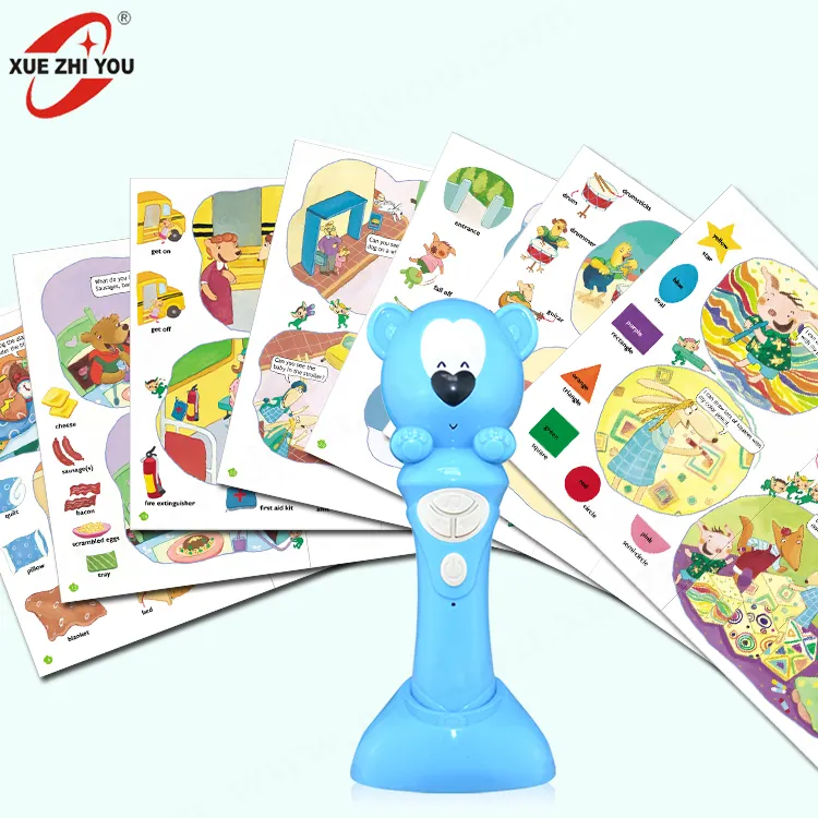 Pena Baca Interaktif, Mainan Mengajar Pendidikan Elektronik, Balita untuk Anak-anak