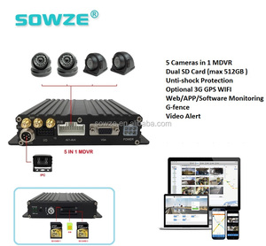 Asistente de conducción Cámara gestión <span class=keywords><strong>taxi</strong></span> bus CCTV 4G LTE miniatura live video - Product Image 1