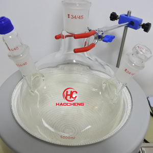 Laboratory Complete Small Glass Fractional Distillation Kits With Jacketed Short Path Head For Essential Oils - Product Image 2
