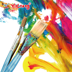 Pinceles de Pintura Artísticos Yalong, Superventas, Semitransparentes, con Mango de Plástico, 6 Piezas - Product Image 2