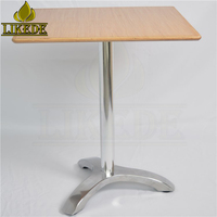 Bon marché table de dalle en bois jambes en métal table à tréteaux jambes pieds de table pliants en aluminium
