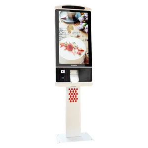 32 Inch Touch Screen Betaling Machine kiosk Met Thermische Printer En Qr Code Scanner