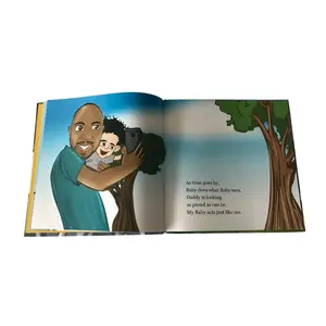 Stampa di libri di storia per bambini a colori personalizzati a colori