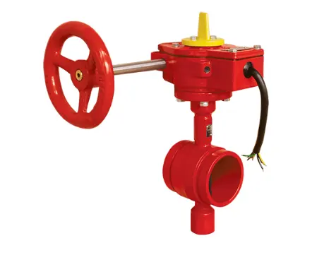 UL FM GROOVED END GATE BUTTERFLY VALVE 300PSI