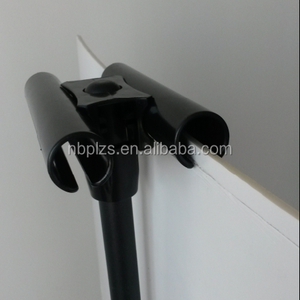 Двухсторонний черный стальной рекламный плакат мольберт рекламный щит держатель Регулируемая высота - Product Image 4