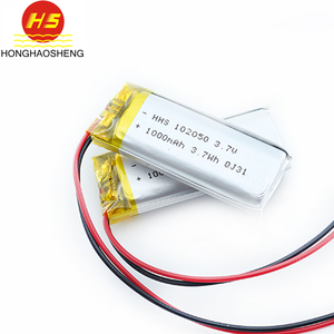 Hhs מותאם אישית ליתיום גמיש דק פולימר 1000mah 3.7v 102050 lipo ce מוסמך 1000 + מחזורים 12 חודשים אחריות - Product Image 5