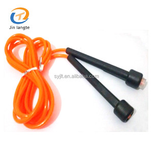 Venta caliente negro PVC cuerda de salto <span class=keywords><strong>CrossFit</strong></span> saltar niños saltar la cuerda para fitness ejercicio - Product Image 4