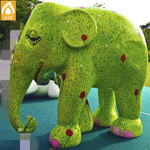 Estatua de elefante realista grande, escultura de animales, Material de resina para jardín interior y exterior, decoración del hogar - Product Image 2