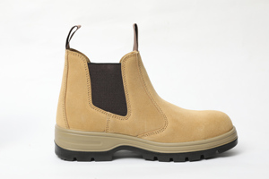 <strong>Chelsea</strong> Style <strong>Steel</strong> <strong>Toe</strong> Cap Wheat Suede Leather Safety <strong>Boots</strong> Anti slip Men Casual Shoes Australia - Product Image 3