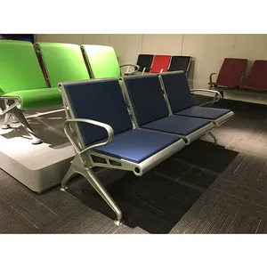 Chaise publique de salle d'attente d'<span class=keywords><strong>hôpital</strong></span> d'<span class=keywords><strong>occasion</strong></span> Chaise 3 places (YA-J34C) Chaise d'attente d'aéroport en métal Fer 3 ans Chaise ergonomique Sma Life 50cm - Product Image 1