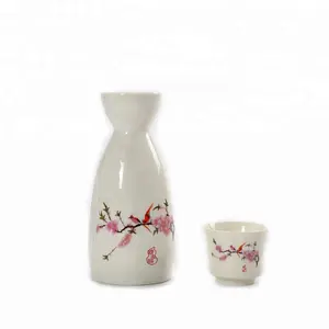 Customized Logo Ceramic Wine Set, Japanese Style Sake Set Gift