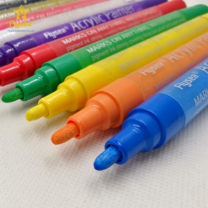 ขายตรง Oem 12สีที่เหมาะสมพื้นผิวใดๆกันน้ำมืออาชีพปากกามาร์กเกอร์สี - Product Image 6