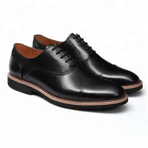 OEM turco del ragazzo degli uomini ufficiale Oxfords formali nizza di buona vestito scarpe di cuoio casuali Low-tacco alto pattino di vestito