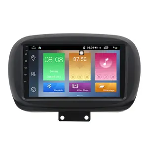 IOKONE 새로운 안드로이드 9.0 자동차 GPS 네비게이션 시스템 미러 링크 Wifi 피아트 500X 2015 2016 2017 2018 2019