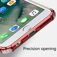 Haute qualité personnalisé antichoc gasbag led allument étui pour téléphone portable pour iphone 8 8plus